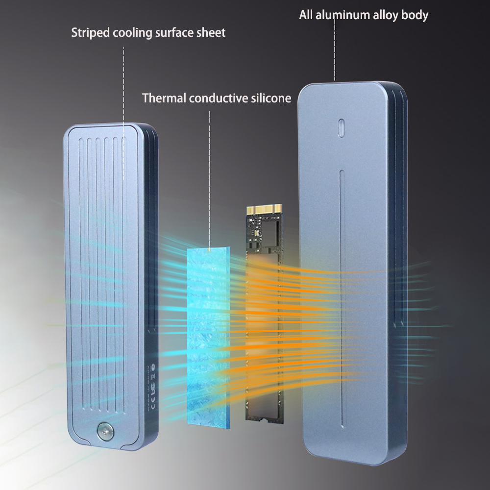 20Gbps 10Gbps M2 SSD Enclosure - đánh giá và giá 8Tb M2 Nvme Ssd